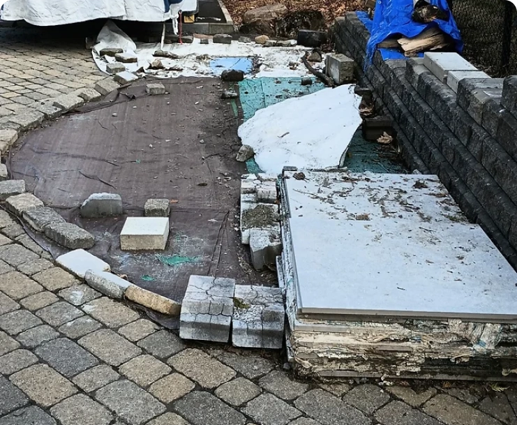 Démolition d'aménagement floral img