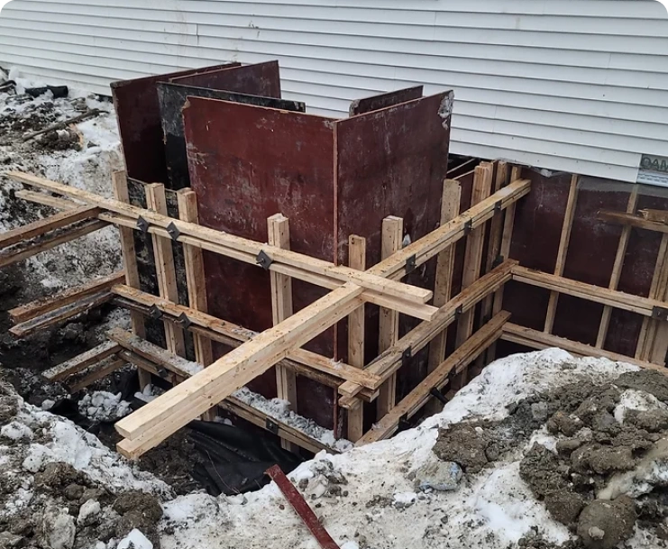 Nouveau mur de fondation et entrée indépendante img